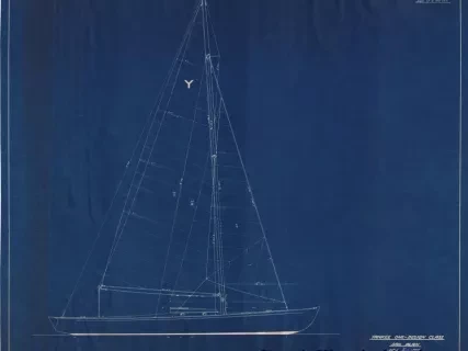 Blueprint - Yankee One-Design Class Sail Plan