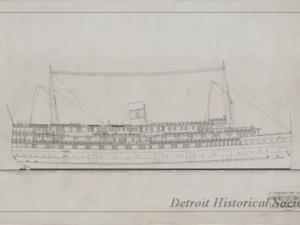 Drawing, Technical - Passenger Str. [Steamer] Alabama
