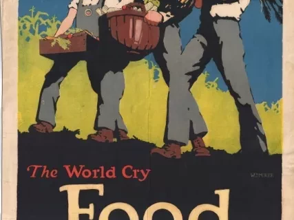 Poster - The Spirit of '18
the World Cry, Food, Keep the Home Garden Going