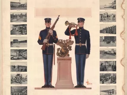 Poster - U. S. Marines "Soldiers of the Sea"