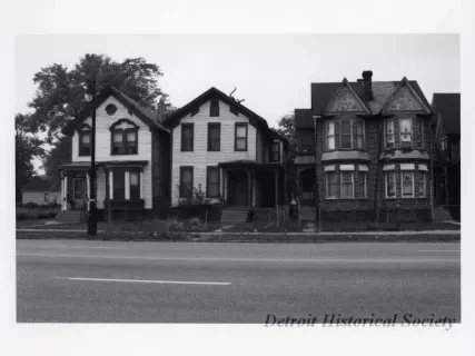 Print, Photographic - 2925/2927/2931/2933 Trumbull, Detroit, MI