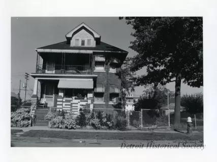 Print, Photographic - 3386 and 3384 16th Street, Detroit, Michigan