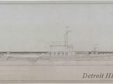 Drawing, Technical - Outboard Profile
