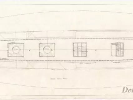 Drawing, Technical - Plan View of Top Deck, City of Cleveland III