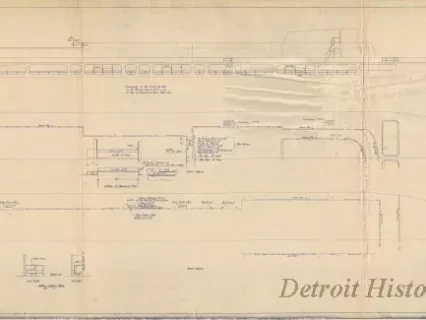 Blueprint - Railing Plan
[Hull No. 311, SS City of Midland]