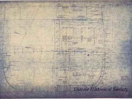 Blueprint - Midship Section
[Hull No. 311, SS City of Midland]