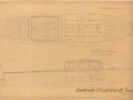 Drawing, Technical - 36' Super Runabout