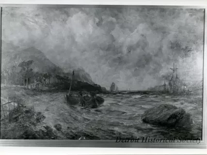 Print, Photographic - On the North Minch - Mouth of Little Loch Broom - Photo of Robert Hopkin Painting 'On the North Minch'