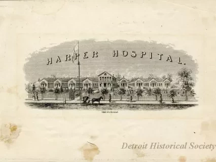 Drawing - Harper Hosptial