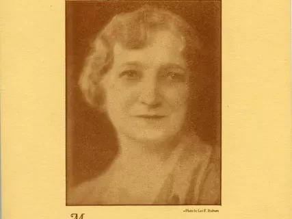 Calendar - Bonstelle Memorial Calendar 1933