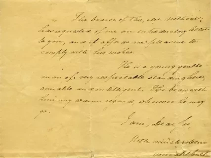 Letter - Letter from Lewis Cass to Rufus King