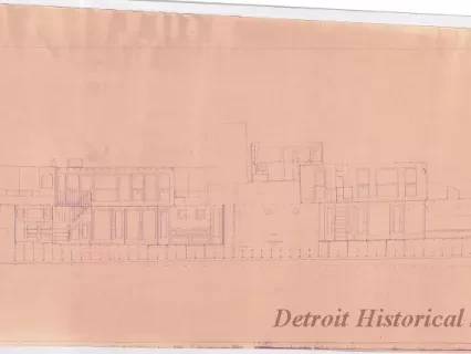 Blueprint - Diesel Yacht, Inboard Profile
