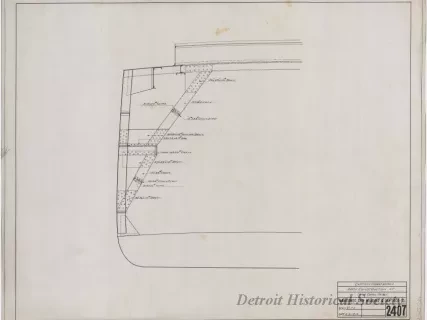 Drawing, Technical - Captain Thomas Wilson,
Arch Construction at New Cargo Hatch