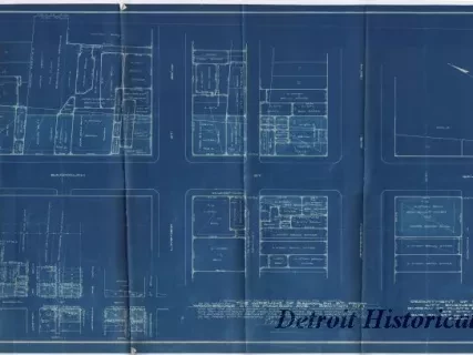 Blueprint - The Widening of Randolph St. from Woodbridge St. to Madison Ave. - Section No. 1
