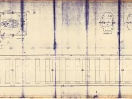 Blueprint - S.S. John A. France,
Great Lakes Vessel