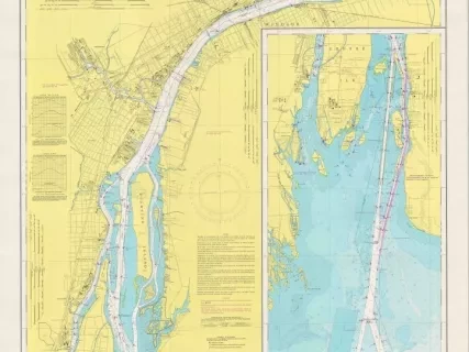 Chart, Navigational - Detroit River
