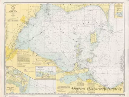 Chart, Navigational - Lake Erie,
West End of the Lake Including the Islands