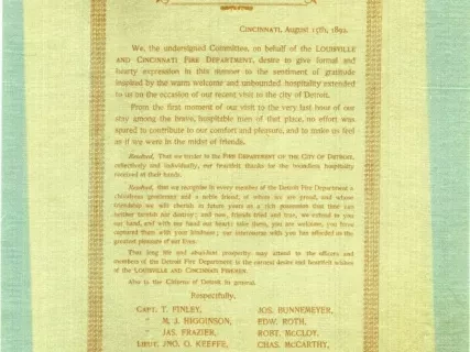 Resolution - Card of Thanks