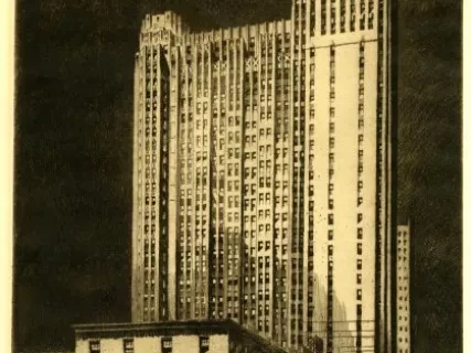 Print - The New Union Trust Building from Congress East