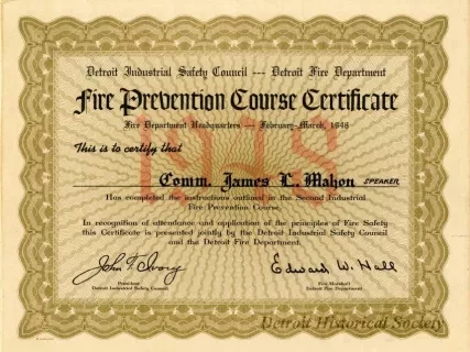 Certificate, Achievement