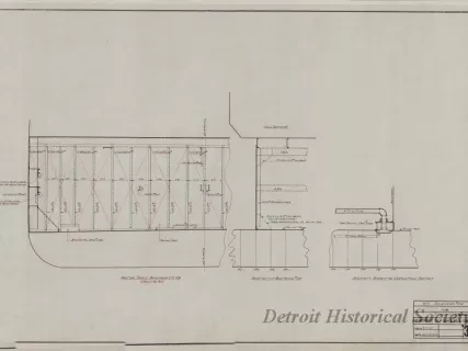 Drawing, Technical - W.T. Bulkhead #138 for Strs. Venus, Neptune, & Jupiter