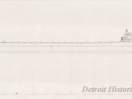 Photocopy - Hull No. 301, Outboard Profile
[SS Edmund Fitzgerald]