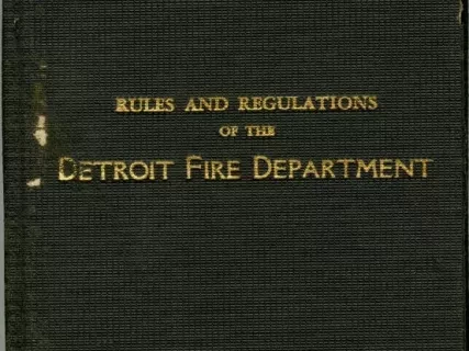 Rules - Rules and Regulations of the Detroit Fire Department