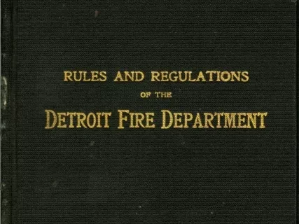 Rules - Rules and Regulations of the Detroit Fire Department