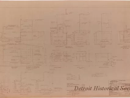 Drawing, Technical - Hull 339, Self-Propelled Drift Collector,
Structural Plan