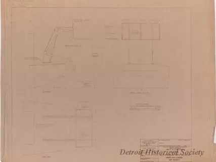 Drawing, Technical - Hull 339, Self-Propelled Drift Collector,
Front End Loader and Basket