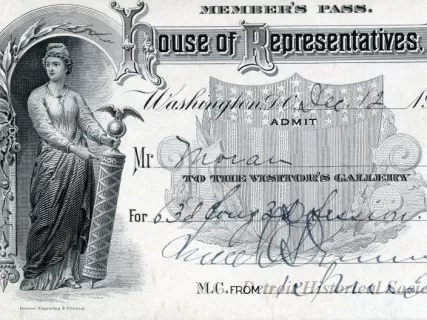 Pass - House of Representatives Member's Pass