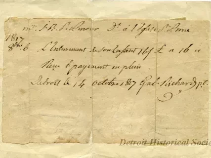 Announcement, Funeral