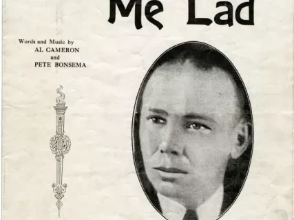 Music, Sheet - "Jerry" Me Lad