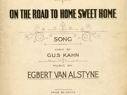 Music, Sheet - On the Road to Home Sweet Home