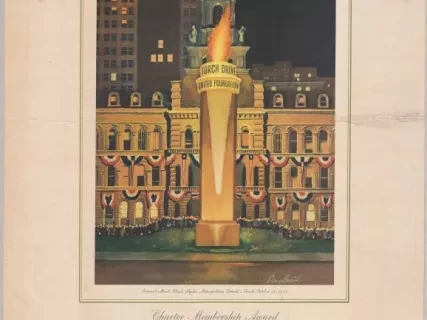 Poster - Torch Drive United Foundation,
Charter Membership Award