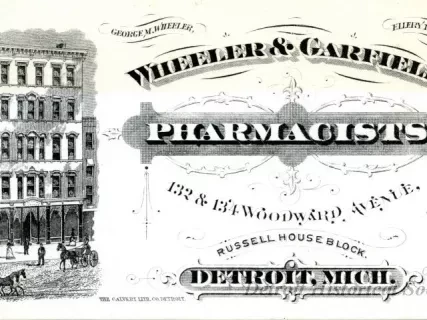 Card, Business - Wheeler & Garfield, Pharmacists