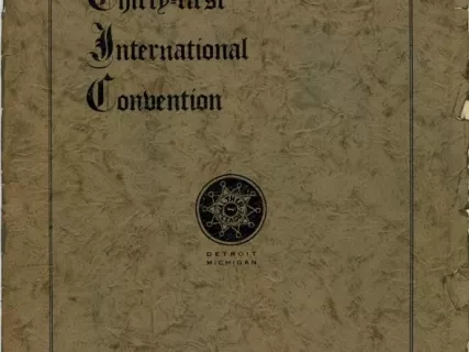 Program - Souvenir Thirty-First International Convention