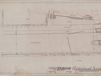 Drawing, Technical - Plan of Openings Through Wall of New Rubble Stone Walls, Etc.,
New Sallyport, Fort Wayne, Mich.