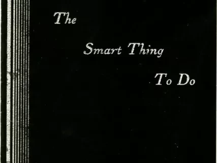 Menu - The Smart Thing To Do