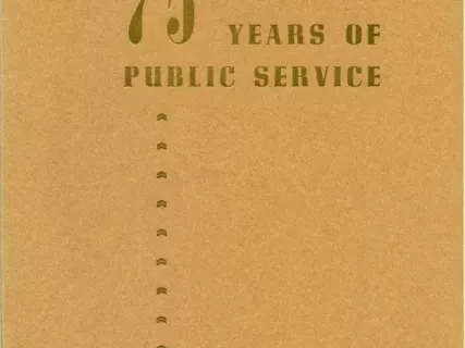 Booklet - 75 Years of Public Service