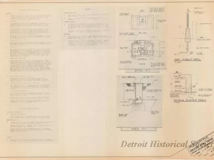 Blueprint - Historic Fort Wayne Parade Ground Construction