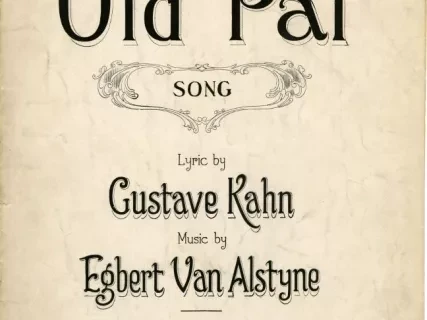 Music, Sheet - Old Pal