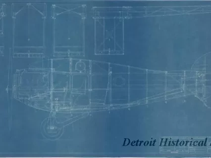 Blueprint - Longitudinal Section (Fuselage),
Aerial Sedan Model SM-20