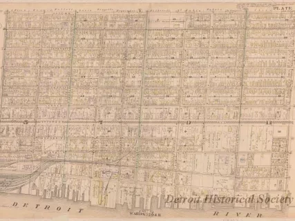 Map - Part of Wards 5, 7, 9 & 11
[Atlas of the City of Detroit and Suburbs]