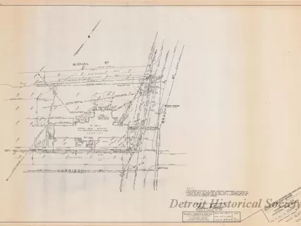 Blueprint - Hospital Building, 
Historic Fort Wayne