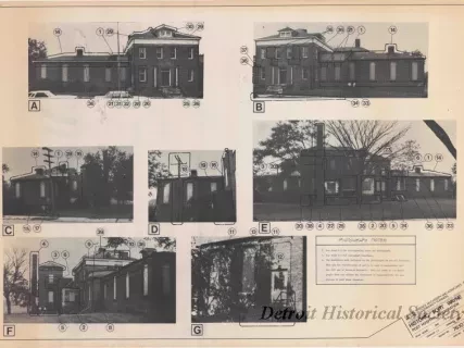 Blueprint - Historic Fort Wayne,
Post Hospital Restoration