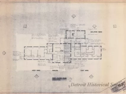 Blueprint - Historic Fort Wayne, 
Post Hospital Restoration