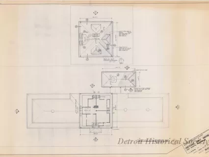 Blueprint - Historic Fort Wayne,
Post Hospital Restoration