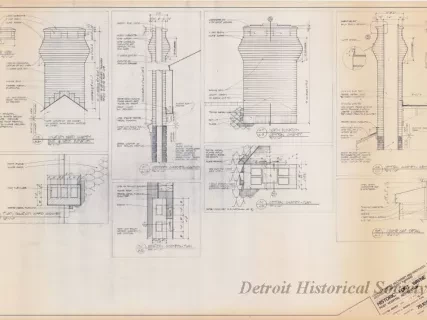 Blueprint - Historic Fort Wayne,
Post Hospital Restoration