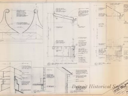 Blueprint - Historic Fort Wayne,
Post Hospital Restoration